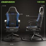 Drogo Phantom Ergonomic Gaming Chair with Premium PU Leather, Adjustable Neck - Image 18