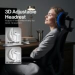 Drogo Ergonomic Office Chair for Work from Home with Breathable Mesh, Flip-up Armrest - Image 12