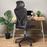 Drogo Marshal Pro Premium Ergonomic Office Chair for Work from Home, Flip-up Armrest - Image 8