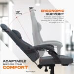 Drogo Apex Ergonomic Gaming Chair, Highback Computer Chair with Linkage Armrest - Image 7
