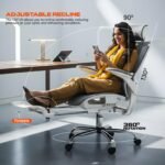 Drogo Ergonex Ergonomic Office Chair For Work From Home With Breathable Mesh - Image 15