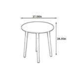 Ayla Outdoor Patio Seating Set 2 Chairs and 1 Table Set (Beige) - Image 7