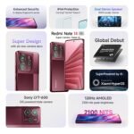 Redmi Note 14 5G (Mystique White, 6GB RAM 128GB Storage) | Global Debut MTK Dimensity 7025 Ultra | 2100 nits Segment Brightest 120Hz AMOLED | 50MP Sony LYT 600 OIS+EIS Triple Camera - Image 2