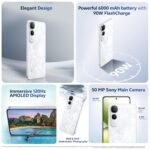 Vivo Y400 5G (Glam White, 8GB RAM, 128GB Storage) with No Cost EMI/Additional Exchange Offers - Image 2