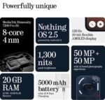 Nothing Phone (2a) 5G (Blue, 12GB RAM, 256GB Storage) | Up to 16 GB RAM | 6.7" AMOLED Display | 50MP (OIS) + 50 MP | 32 MP Front | Mediatek Dimensity 7200 Pro Processor | 45 W Charging 100% in 59 mins - Image 8