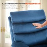 Drogo Valerium Electric Motorised 1 Seater Recliner Sofa with Rapid Recline Technology - Image 5