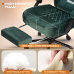 Drogo AeroX Gaming Chair with Luxurious Suede Fabric, Armrest, Neck & Lumbar Pillow - Image 32