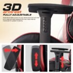 Drogo Wrath Pro Ergonomic Gaming Chair with Adjustable Seat, PU Leather - Image 29