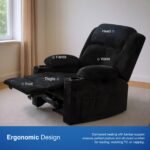 Drogo Luxora Zero Gravity Electric Motorised Single Seater Recliner Sofa with Rapid Recline Technology - Image 4