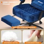 Drogo AeroX Gaming Chair with Luxurious Suede Fabric, Armrest, Neck & Lumbar Pillow - Image 14