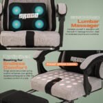 Drogo ComfortMax Ergonomic Gaming Chair with Breathable Fabric, Adjustable Neck - Image 23