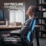 Drogo Ergonomic Office Chair for Work from Home with Breathable Mesh, Flip-up Armrest - Image 15