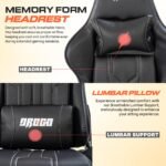 Drogo Wrath Pro Ergonomic Gaming Chair with Adjustable Seat, PU Leather - Image 3