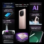 Redmi Note 14 Pro+ 5G Spectre Blue 12GB RAM 512GB Storage| 50 MP Triple Camera with Telephoto | Corning Gorilla Glass Victus 2 | IP 68 | SD 7s Gen 3 - Image 2