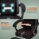 Drogo ComfortMax Ergonomic Gaming Chair with Breathable Fabric, Adjustable Neck - Image 15