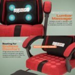 Drogo ComfortMax Ergonomic Gaming Chair with Breathable Fabric, Adjustable Neck - Image 6