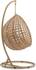 Elliott Single Seater Hanging Swing With Stand For Balcony , Garden - Image 2