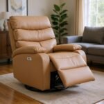 Drogo Velora Electric Motorised Recliner Sofa 1 Seater with Rocking, Revolving & Rapid Recline Technology - Image 7