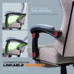 Drogo Throne Ergonomic Gaming Chair With Linkage Armrest,Foot Rest,& Adjustable Seat - Image 30