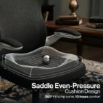 Drogo Ergonomic Office Chair for Work from Home with Breathable Mesh, Flip-up Armrest - Image 5