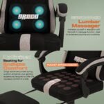 Drogo ComfortMax Ergonomic Gaming Chair with Breathable Fabric, Adjustable Neck - Image 31