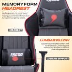 Drogo Wrath Pro Ergonomic Gaming Chair with Adjustable Seat, PU Leather - Image 21