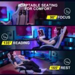 Drogo Throne Ergonomic Gaming Chair With Linkage Armrest,Foot Rest,& Adjustable Seat - Image 29