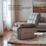 Drogo Evo Lounge Oversized Motorised Single Seater Recliner Sofa with Rapid Recline Technology - Image 4