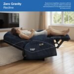 Drogo Luxora Zero Gravity Electric Motorised Single Seater Recliner Sofa with Rapid Recline Technology - Image 11