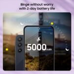 Samsung Galaxy A35 5G (Awesome Navy, 8GB RAM, 256GB Storage) | Premium Glass Back | 50 MP Main Camera (OIS) | Nightography | IP67 | Corning Gorilla Glass Victus+ | sAMOLED with Vision Booster - Image 8