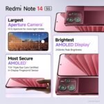Redmi Note 14 5G (Mystique White, 6GB RAM 128GB Storage) | Global Debut MTK Dimensity 7025 Ultra | 2100 nits Segment Brightest 120Hz AMOLED | 50MP Sony LYT 600 OIS+EIS Triple Camera - Image 8