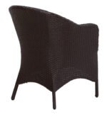 Dushtu Outdoor Patio Seating Set 4 Chairs and 1 Table Set (Dark Brown) - Image 6