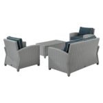 Porch Outdoor Sofa Set 2 Seater, 2 Single seater and 1 Center Table - Image 5