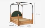 Andaman Narcodam Canopy Queen Size Bed - Image 10