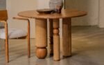 Andaman 4 Seater Round Dining Table Set - Image 4
