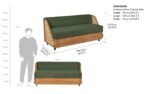 Andaman Ross 3 Seater Sofa - Image 9