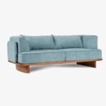Anish 3 Seater Sofa Blue - Image 2