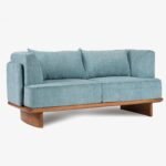 Anish 2 Seater Sofa Blue - Image 2