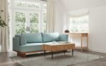 Anish 3 Seater Sofa Blue - Image 3