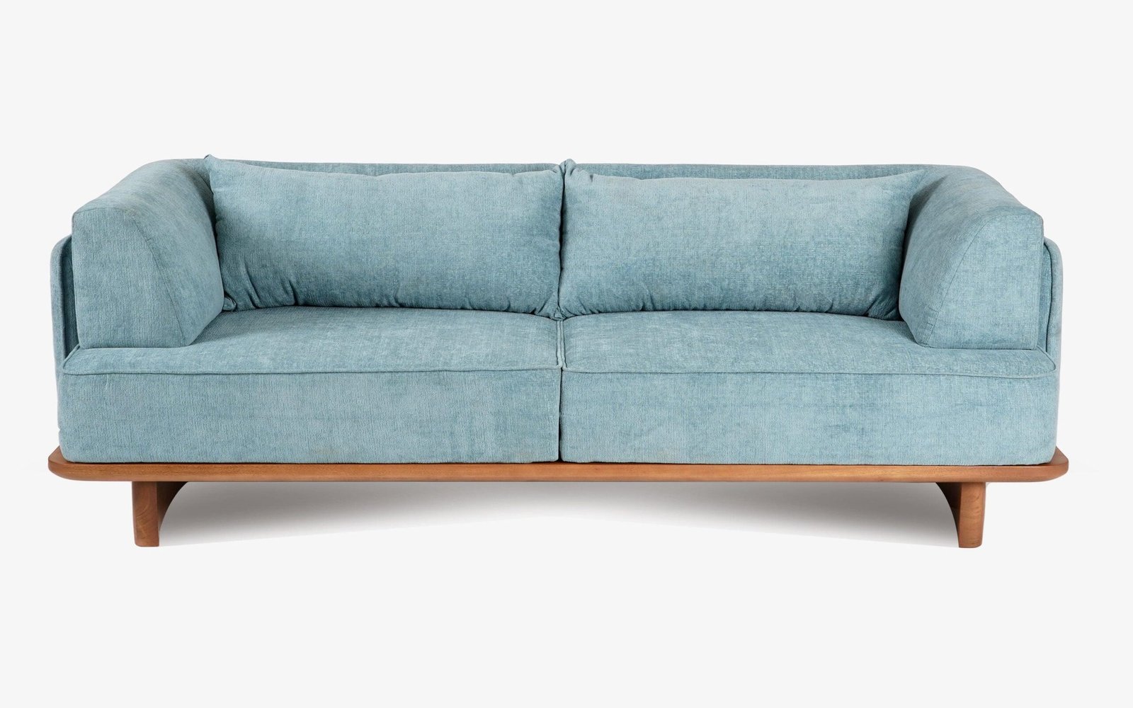 Anish 3 Seater Sofa Blue - Image 9