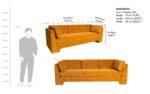 Arrow 3 Seater Sofa - Image 8