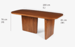Attica Dining Table With 4 Attica Chairs And Bench - Image 9