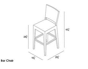 Napo Outdoor Patio Bar Sets 6 Chairs and 1 Table (Black) - Image 3
