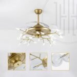 Blaze Chandelier Ceiling Fan with Remote Control - Image 6