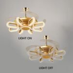 Crystal Wormhole Chandelier Ceiling Fan with Remote Control - Image 3