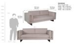 Chiyo 3 Seater Sofa - Image 11
