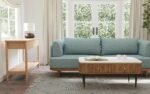 Anish 3 Seater Sofa Blue - Image 8