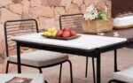 Covent Garden Outdoor Dining Table With 6 Chairs - Image 7