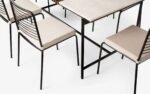 Covent Garden Outdoor Dining Table With 6 Chairs - Image 9
