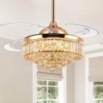 Crystal Chandelier Ceiling Fan with Remote Control - Image 2